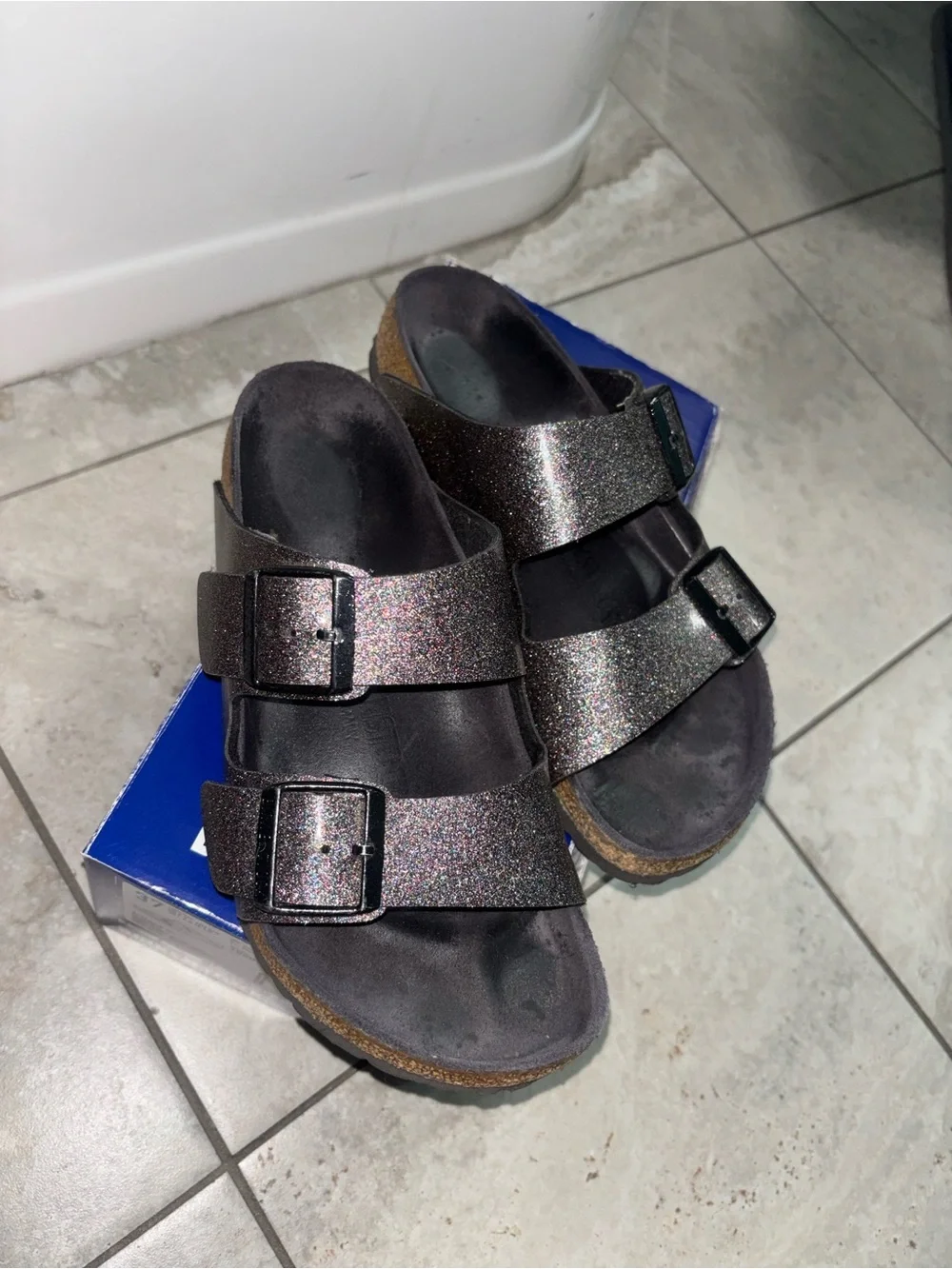Birkenstock Arizona BS Multicolor Glitter Sandals Women’s 6 / EU 37 Regular